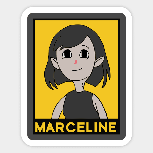 Marceline Ugly Face Sticker by HijriFriza